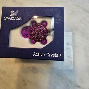 Swarovski USB Memory Key Ring Active Crystals NIB